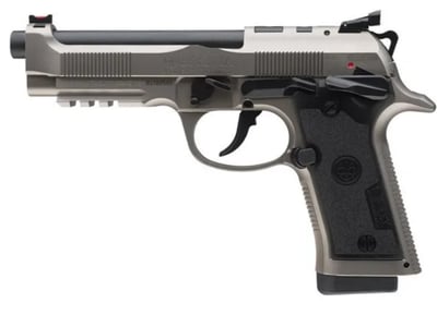 Beretta 92X Performance Carry 9mm 4.9" 10rd Optics Ready Pistol, Ambidextrous, Steel, Gray Nistan Alloy - $1489