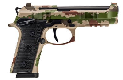 Beretta 92XI 9mm Pistol 4.7" Barrel 2- 18rd Magazines, Optics Ready, Vegetato Camo - $599.99