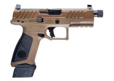 Beretta APX-A1 Tactical 9mm 4.8" 21rd Full Size Optic Ready FDE Pistol with Threaded Barrel - $449.99 + Free Shipping