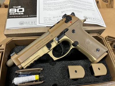 Beretta M9A4 G Centurion 9mm – FDE, Threaded Barrel, Optics-Ready, Certified - $899 