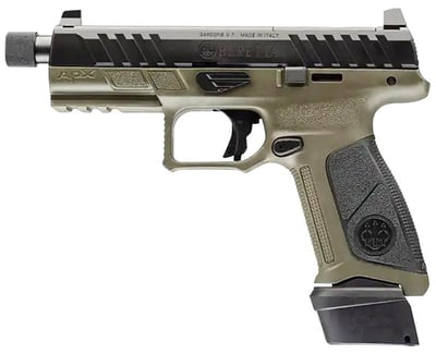 Beretta APX-A1 Tactical 9mm OR 4.8" 21rd with OD Green - $449.99 + Free Shipping