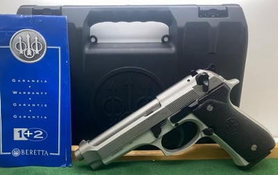 USED Beretta 92 Inox 9mm 4.9" barrel 15 Rnds - $649.99 
