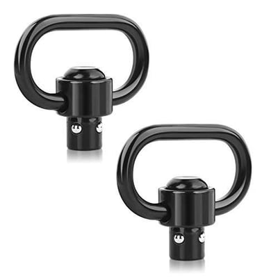 EZshoot 2 Pack QD Sling Swivel Mount, Quick Disconnect 1.25'' Loop and Push Button Sling Swivels - $5.97 w/code "FPHJ7JEB" (Free S/H over $25)