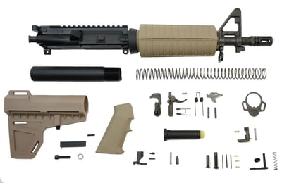 PSA 10.5" 5.56 NATO 1/7" Phosphate Classic Shockwave Pistol Kit, Flat Dark Earth - $349.99