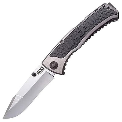 SOG Pocket Knife and Folding Knife - Sideswipe EDC Knife, Flip Knife with 3.4 Inch Assisted Opening Blade and Reversible Pocket Clip - $31.37 + FREE Shipping
