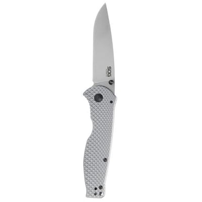SOG Flash FL Folding Knife Reversible Daily-Carry Pocket Clip and Frame Lock, Quick Opening, Stainless Steel Handle - $21.46 + FREE Shipping