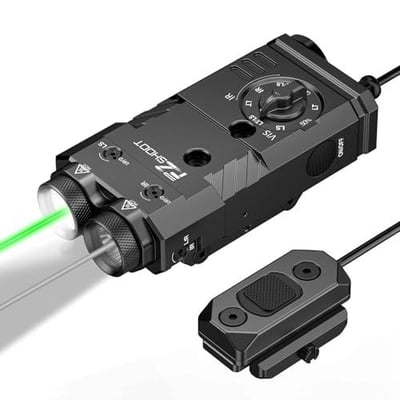 46% off 1600 Lumens Rifle Flashlight/IR Illuminator with Green/IR Laser 4-in-1 Combo Magnetic Rechargeable, IR Flashlight for Rifle with Remote Switch, Compatible with Picatinny and M-Rail w/code 4XKCBSQ3 + FREE Shipping