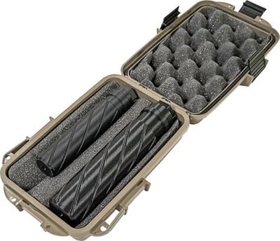 MTM SC2 Suppressor Protector 2, Compact and Durable Suppressor Storage, Secure Transport and Closure, Lockable, Made in USA, Dark Earth - $18.98 + FREE Shipping