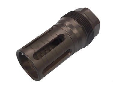 Big Hoss Machine Plan B-Compatible Closed Tine Flash Hider, 5/8x24, Black Nitride - $64.95 