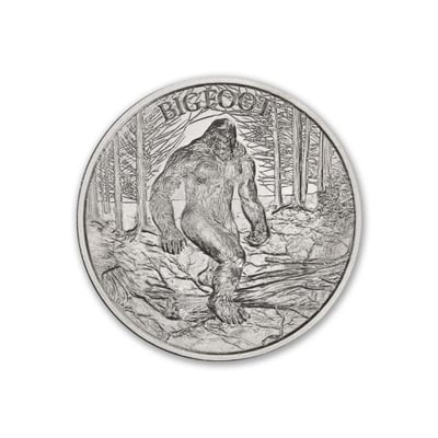 1 oz Bigfoot Silver Round - $37.79 (Free S/H over $99)