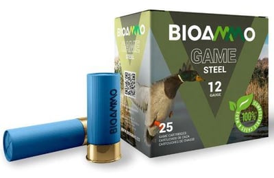 BioAmmo - Game Steel 12 Gauge Shotgun Ammo 2-3/4" 6 Shot 250/Case - $74.99