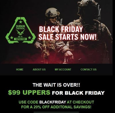 Black Friday Sale! @Durkin Tactical