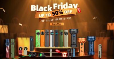 Up to 50% Off – Black Friday Sale @ Olight (Free S/H over $49)
