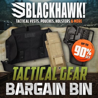 Blackhawk Tac Gear Bargain Bin up to 90% off! From $3.49 (Free S/H over $25)
