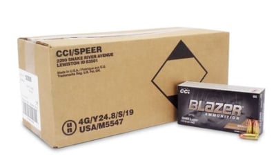 Blazer Brass 9mm 115Gr FMJ 1000 rounds - $224.99 + Free Shipping w/code: "FSNow" 