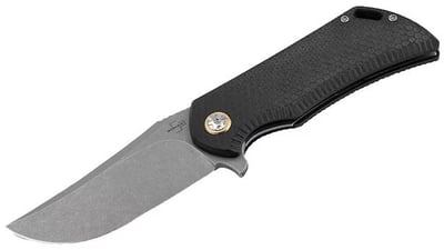 Boker Knives Golem Pocket Knife 3.5" Clip Point D2 Stonewashed Blade G-10 Handle Black - $39.99 (Free Shipping on $100+ Orders)