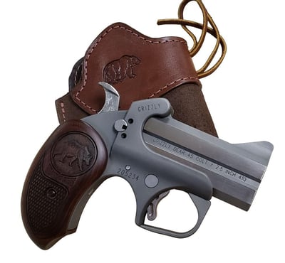 Bond Arms Grizzly Stainless .45 Colt / .410 GA 3" Barrel 2.5"-Chamber 2-Rounds - $315.99