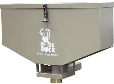 Backorder - Boss Buck Broadcast Spreader/Feeder 80 lb Capacity with 2" Receiver Hitch Mount OD Green - $199.99 (Free Shipping on $100+ Orders)