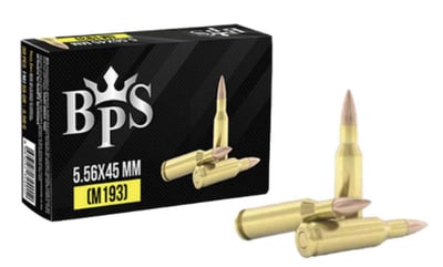BPS 5.56mm NATO 55gr M193 FMJ Rifle Ammo 30 Rounds - $11.99  (Free S/H over $75 or Free store pickup)