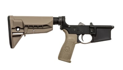Bravo Company AR-15 Complete Lower Group w/ BCM Gunfighter Stock, 5.56 NATO, FDE - $449.95 