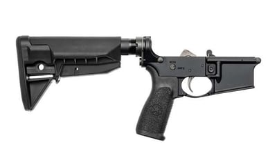 Bravo Company Complete AR-15 Lower Receiver, 5.56mm, SOPMOD, Anodized, Black - $419.99