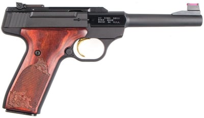 Browning Buck Mark Challenge 22 LR 5.5" Rosewood Grips Black 10 Rds - $377.11 
