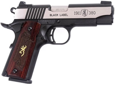 Browning 1911 380ACP BK Label Medalion Pro Compact - $549.99 