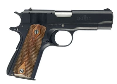 Browning 1911-22 Compact 22 LR 3.63" 10rd Pistol, Matte Black, Brown Grips, CA Compliant - $477.36 (Add to Cart for Best Price)