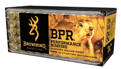 Browning BPR Performance 22 WMR 40GR Jacketed Hollow Point Ammo 1000 Rounds - $244.99 (Free S/H)