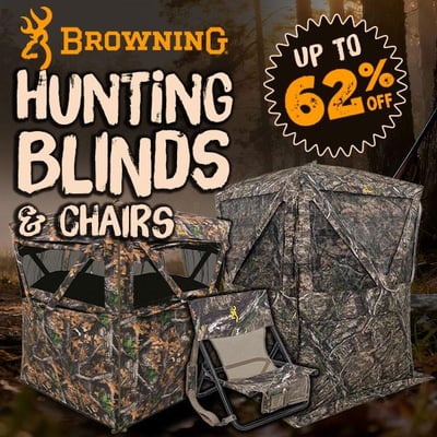 Browning Hunting Blinds & Chair Up to 62% Off (Free S/H over $25)