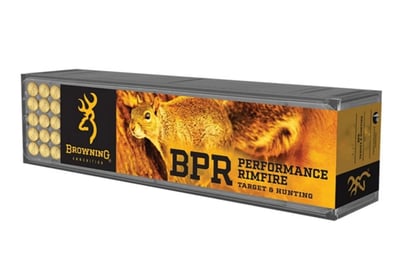 Browning Performance BPR 22 Long Rifle Ammunition 40gr Lead Hollow Point 100/Box - $9.79 