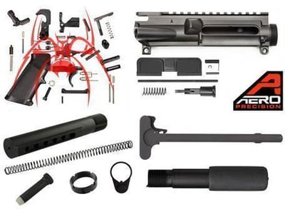 AR15 Build Essentials Kit - Spike's Tactical LPK + Buffer Tube Set (Rifle or Pistol) + Aero Precision Upper & Parts $179 SHIPPED