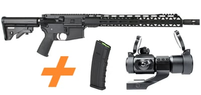 Bundle Deal - BCA 5.56 NATO 16" AR-15 Rifle, 30-Round AR-15 Magazine & BCA Red / Green Dot Optic - $341.95 (Add Optic To Cart When Prompted)
