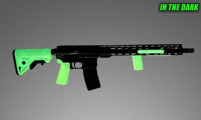 Radical Firearms Glow-15 Rifle 5.56 NATO 16" 30+1 Glow-In-The-Dark Furniture, Limited Edition - $449.99 