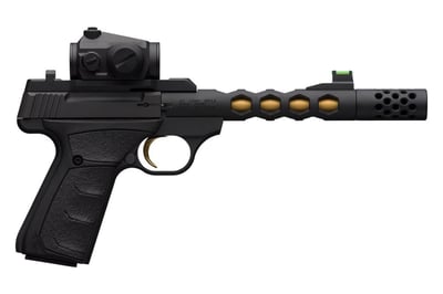 Browning Buck Mark Vision 22 LR Pistol with Black/Gold Barrel and Vortex Crossfire Red Dot - $753.71