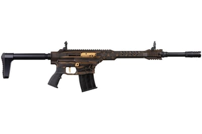 Panzer Arms MAG12 Tactical 12 Gauge Semi-Auto Shotgun with Bronze American Flag Finish - $369.99 