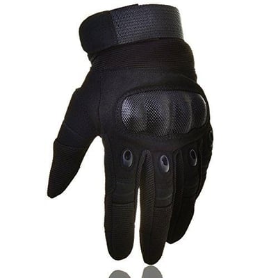 Military Gloves Full Fingers Hard Knuckle for Men Women Size L - $12.99 (Free S/H over $25)