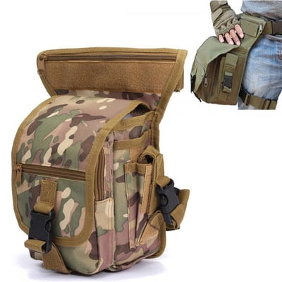 Multi-purpose Drop Leg Bag,Military Tactical Canvas Waist Pack - $14.00 + Free S/H over $35 (Free S/H over $25)