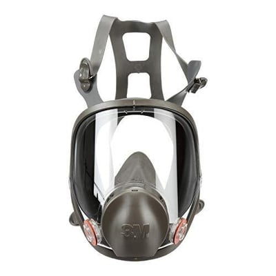 3M Safety 142-6900 Safety Reusable Full Face Mask Respirator, Dark Grey, Large - $0 + Free Shipping