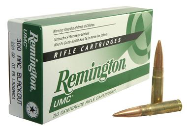 Remington Ammunition L300AAC4 Subsonic 300 AAC Blackout/Whisper (7.62X35mm) 220 GR Open Tip Flat Base 20 Bx/ 10 Cs - $20.6