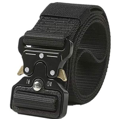 Tactical Belt Military Style Webbing Riggers Web Belt Heavy-Duty Quick-Release Metal Buckle 1.5" Width from $7.59 + FREE Shipping