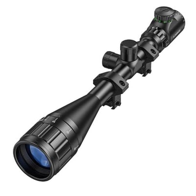40% off CVLIFE 6-24x50 AO Rifle Scope for Hunting - Red and Green Illuminated Reticle - Long Range 1 inch Tube RifleScope with Scope Rings w/code I9AMEF3S + FREE Shipping