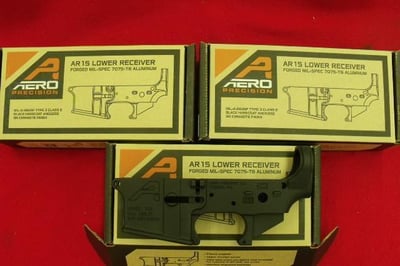 AERO PRECISION - AR-15 Gen 2 Stripped Lower Reciever, Black - $65