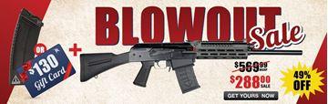 JTS M12AK-T1 w/ MLOK Rail for $288 with Purchase of $130 Gift Card or Izhmash Magazine - $288