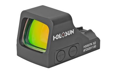 Holosun Technologies, 507K-X2, Red Dot, 32 MOA Ring & 2 MOA Dot, Black Color - $295.99 