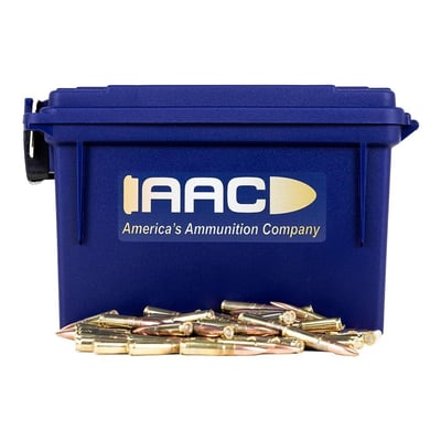 AAC 300 Blackout 220 Grain OTM Ammo 250rds with AAC Blue 30 Cal Ammo Can - $199.99