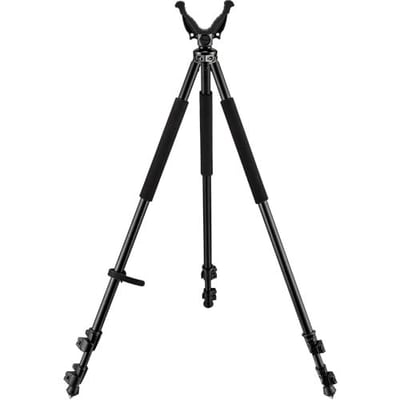 50% off Shooting Tripods for Rifles with 360° V Yoke Removable, Adjustable Height Shooting Sticks Hunting Rest, Lever Lock, Lightweight Aluminum Construction with Foam Handle for Hunting Outdoors w/code Y7AZM2GR - $34.99 + FREE Shipping