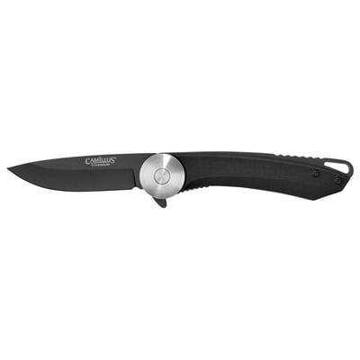 Camillus Cirque Folding Knife Drop Point Black - for Everyday Use - CAM - $19.99