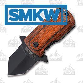 Rough Ryder Lil’ Stumpy Money Clip Framelock Wood Handle 440A Stainless Steel Blade - $8.98 (Free S/H over $89)