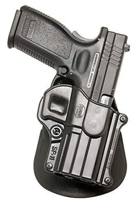 Fobus Roto Holster RH Paddle (SP11RP) Compatible with Springfield Armory XD/XDM / HS 2000 9/357/40 5" 4" / Sig 2022 / H&K P2000, Black - $19.99 + FREE Shipping